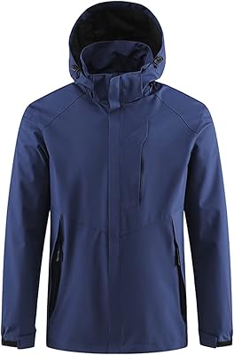 Veste lucy pour hommes, veste à capuche imperméable, coupe-vent et respirante printemps automne