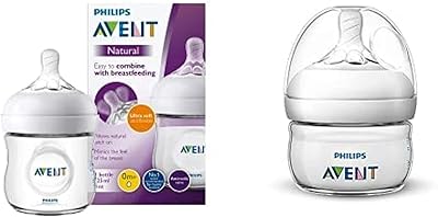 Philips - biberon avent natural 2.0, 125 ml, paquet de 1 avec biberon