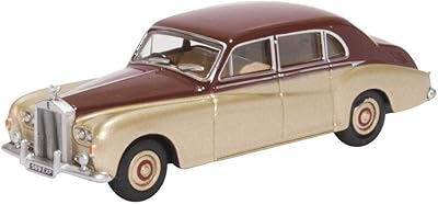 Oxford diecast rolls royce phantom v 76rrp5002 bourgogne/sable argenté