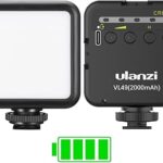 Lampe vidéo led ulanzi vl49 2000 mah avec 3 chaussures froides