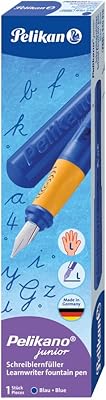 Stylo plume pelican pelican - gauche, pointe centrale, bleu, 1 stylo 940916