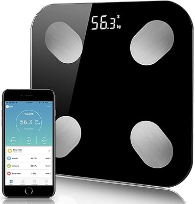 Pèse-personne numérique de salle de bain huyuna avec technologie step on bluetooth smart body scale 180kg / 180kg - balance électronique noire. DIAYTAR COTE D'IVOIRE est une plateforme de commerce électronique qui permet aux clients de faire des achats en ligne de manière sécurisée et pratique. La boutique propose des produits de qualité et est équipée d'un système de paiement en ligne sécurisé pour protéger les informations des clients. Elle offre également un service client de qualité pour répondre aux questions et préoccupations des clients.