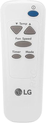 Lg akb73016012 télécommande d'origine oem (blanche) pour climatiseur de pièce lg