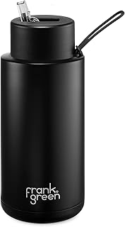 Bouteille en céramique réutilisable frank greene avec bouchon en paille 34 oz 1