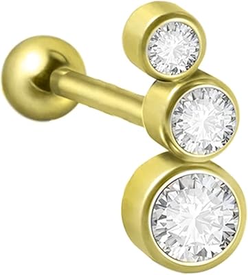 Piercing d'oreille 3, 2.1, acier inoxydable, sans pierres précieuses. Découvrez DIAYTAR COTE D'IVOIRE, votre boutique en ligne généraliste de confiance avec plus de 300000 références. Nous sommes leaders en Côte d'Ivoire pour notre large sélection de produits et notre service client de haute qualité. Nous mettons tout en œuvre pour satisfaire vos besoins.