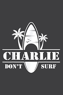 Charlie don t surf military veteran movie buff : carnet/journal ligné - journal