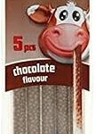 Pailles sans gluten kwik milk magic sipper (saveur chocolat) - paquet de 2,5