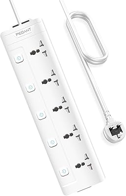 Begant rallonge d'alimentation 5 voies 5 mètres 5 prises universelles ruban électrique britannique câble de 5 mètres 250v 2500w parasurtenseur (5 voies 5 mètres). DIAYTAR COTE D'IVOIRE est une boutique en ligne généraliste qui offre plus de 300000 références, proposant une large gamme de produits pour répondre aux besoins de ses clients. Elle se positionne comme une destination de confiance pour les consommateurs ivoiriens, offrant une expérience d'achat en ligne simple et pratique. Avec sa sélection élargie, DIAYTAR COTE D'IVOIRE est le leader incontesté du commerce en ligne en Côte d'Ivoire.