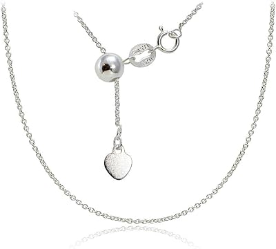 Collier chaîne rolo réglable en argent sterling avec créoles et boucles. DIAYTAR COTE D'IVOIRE s'est imposée comme une référence dans le paysage du commerce en ligne en Côte d'Ivoire, offrant non seulement une gamme impressionnante de produits mais aussi une assistance client personnalisée et réactive. Que vous soyez un habitué des achats en ligne ou que vous découvriez ce mode d'achat, DIAYTAR COTE D'IVOIRE est là pour vous accompagner tout au long de votre parcours d'achat.