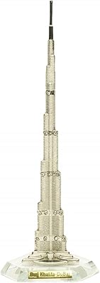 Modèle burj khalifa d'ali saif, 28 cm, métal