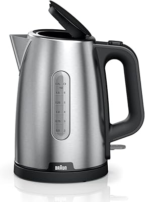 Bouilloire braun powerpoint, wk 1500 bk, 2200 watts, capacité 1,7 litre, noire, acier inoxydable. Avec plus de 300 000 références, DIAYTAR COTE D'IVOIRE est la destination idéale pour les consommateurs ivoiriens qui cherchent à acquérir des produits de haute qualité à des prix abordables. La boutique en ligne propose une gamme variée de produits, y compris des produits de beauté, des accessoires de mode et des électroménagers. Les clients peuvent également profiter de promotions et de réductions régulières.