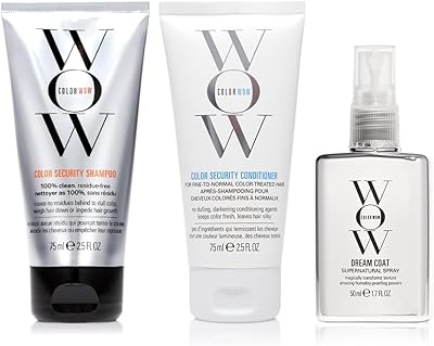 Coffret de voyage color wow dream smooth mines, comprenant un shampoing, un après-shampooing et un vernis de rêve. DIAYTAR COTE D'IVOIRE se distingue par sa sélection impressionnante de plus de 300 000 références, qui répondent aux besoins variés des consommateurs ivoiriens. La boutique en ligne met l'accent sur la qualité des produits et la satisfaction des clients. Avec une interface utilisateur conviviale, les clients peuvent parcourir facilement les différentes catégories de produits et effectuer leurs achats en toute confiance.