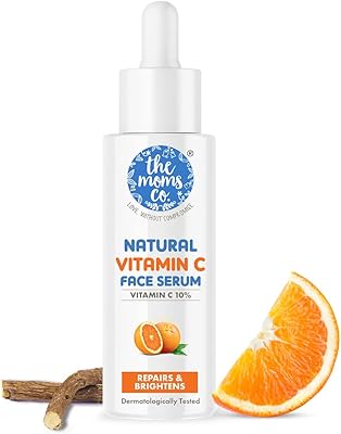 The moms co. sérum visage naturel à la vitamine c pour une peau