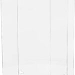 Distributeur de gants en acrylique cantic, capacité triple, 10,3"l x 3,8"p x 16"h