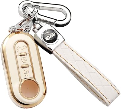 Sanrelli golden edge coque de clé à 3 boutons pour fiat 500 500c 500l 500x protection complète d'entrée sans clé avec porte-clés en cuir blanc cassé, beige. La boutique en ligne DIAYTAR COTE D'IVOIRE mise sur l'innovation et la qualité pour proposer une gamme complète de produits qui répondent aux besoins actuels des consommateurs. De l.10Question but à améliorer continuellement son service pour offrir une expérience d'achat en ligne sans précédent. Avec sa approche innovante et son engagement à offrir les meilleurs produits, DIAYTAR COTE D'IVOire est en mesure de satisfaire les attentes les plus élevées.