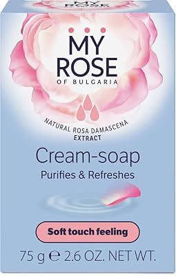 Mon savon crème à la rose de bulgarie | hydratant qui purifie et rafraîchit la peau | 75 g. DIAYTAR COTE D'IVOIRE se positionne comme le partenaire idéal pour tous vos besoins en matière de shopping en ligne. Avec une gamme étendue de produits à des prix concurrentiels, nous nous efforçons de faciliter vos achats et de vous offrir une expérience unique. Que vous cherchiez des produits pour vous, pour vos proches ou pour votre maison, nous avons tout ce qu’il vous faut.