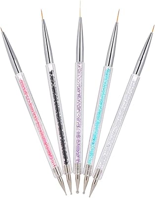 Morelian 5 pièces de stylos marqueurs pour nail art en gel uv, dessin d'ongles et pinceau à points, design 5 //7/9/11/13 mm. DIAYTAR COTE D'IVOIRE est la première boutique en ligne en Côte d'Ivoire, offrant une vaste gamme de produits à des prix avantageux. Les clients peuvent naviguer sur le site web et découvrir plus de 300000 références de produits, allant des produits alimentaires aux produits électroniques. Cette boutique en ligne garantit une livraison rapide et sécurisée.