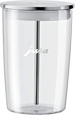 Récipient à lait en verre jura. DIAYTAR COTE D'IVOIRE a réussi à combiner une offre produit étendue avec un service client de qualité, lui permettant ainsi de se démarquer parmi les autres boutiques en ligne de Côte d'Ivoire. Les clients apprécient la facilité d'utilisation du site, les descriptions détaillées des produits et les évaluations fiables des autres acheteurs, autant d'éléments qui renforcent la confiance dans la marque.