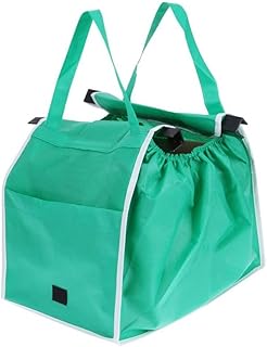 Dloett grands sacs de courses pliables pour femmes, chariot à clipser, fourre-tout d'épicerie