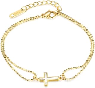 Bracelet en acier inoxydable pour femme croix porte-bonheur. DIAYTAR COTE D'IVOIRE se distingue par son large choix de produits et son engagement à offrir une expérience d'achat en ligne sans souci. Elle est devenue la destination préférée des consommateurs en Côte d'Ivoire pour les achats en ligne grâce à sa sélection impressionnante de plus de 300 000 articles. La boutique garantit des délais de livraison rapides et des services après-vente de qualité.