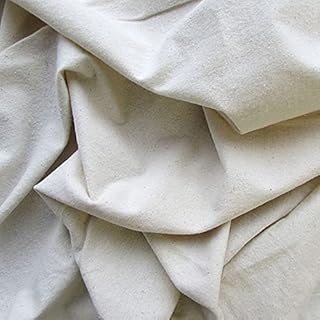 Tissu léger en flanelle de coton biologique - naturel - 55" de largeur