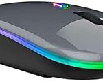Souris sans fil rechargeable asian trends portable fine double mode avec lumière