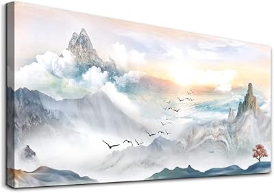 Art mural sur toile pour salon, décoration murale de grande taille pour chambre