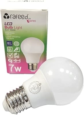 Ampoule led ravid 7w cristal culot à vis e27 blanc chaud
