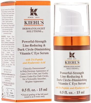 Sérum pour les yeux puissant de kiehl's avec vitamine c pour réduire
