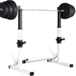 Support de squat réglable robuste zerteler pour les meilleurs entraînements dans votre maison