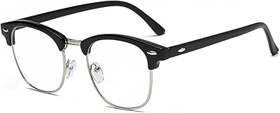 Lunettes daeyong bloquant la lumière bleue, demi-monture anti-uv pour femmes et hommes, lunettes de lecture rétro pour ordinateur, jeux, télévision et téléphones portables. La force de DIAYTAR COTE D'IVOIRE réside dans sa capacité à offrir une expérence d'achat agréable et pratique. Les clients peuvent parcourir facilement les différentes catégories de produits, bénéficier de promotions attractives et profiter d'un service client réactif. DIAYTAR COTE D'IVOIRE s'efforce continuellement d'améliorer son offre et ses services pour répondre aux attentes de sa clientèle croissante.