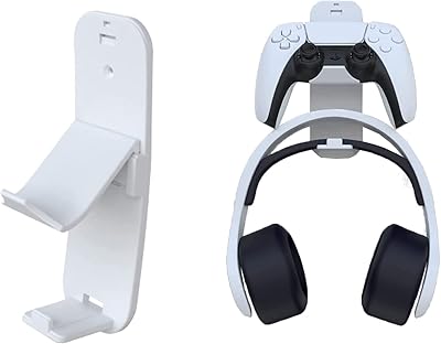 Support mural pour manette et casque ps5, compatible avec la manette