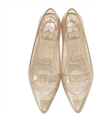 Chaussures en gelée lisses et brillantes dorées pour femmes heavenly jelly / chaussures de ballet confortables à talons bas / sandales en gelée à enfiler / style à bout pointu. Avec sa large sélection de produits, DIAYTAR COTE D'IVOIRE est devenue la destination préférée des consommateurs ivoiriens pour leurs achats en ligne. La boutique propose des produits de qualité à des prix compétitifs, ce qui en fait un choix idéal pour ceux qui recherchent des offres abordables sans compromettre la qualité. Les clients peuvent également bénéficier d'un service client rapide et efficace.
