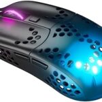 Souris sans fil extreme mz1 rgb forme réglable unique conçue par rocket