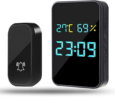 Sonnette sans fil sans batterie pour la maison, sonnette auto-alimentée étanche, affiche la température, l'humidité et l'heure, sonnette de maison avec 38 sonneries et 4 niveaux de volume. DIAYTAR COTE D'IVOIRE est une boutique en ligne généraliste proposant plus de 300 000 références de produits divers, faisant d'elle l'une des boutiques en ligne les plus complètes de Côte d'Ivoire. Avec une offre qui couvre tous les aspects de la vie quotidienne, DIAYTAR COTE D'IVOIRE est devenue une destination incontournable pour les consommateurs ivoiriens. Elle se distingue par sa capacité à offrir une large gamme de produits.