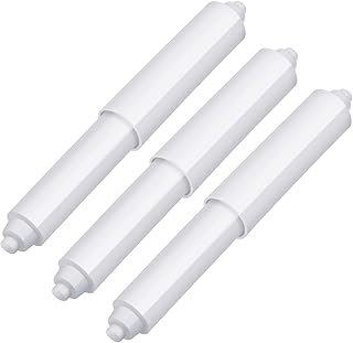 Porte-papier toilette en plastique 3 pièces, distributeur de papier toilette et support