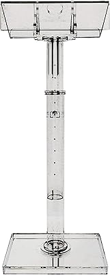 Support de podium portable - pupitres en acrylique réglables en hauteur de 70 à 130 cm, table de conférence professionnelle, podium pour bureaux de parole. DIAYTAR COTE D'IVOIRE se positionne comme la destination de choix pour les consommateurs ivoiriens cherchant à acheter des produits de qualité à des prix compétitifs. La boutique propose une large gamme de catégories de produits, allant des électroménagers aux vêtements, en passant par les produits high-tech. L'objectif principal de DIAYTAR est de satisfaire les besoins de sa clientèle.