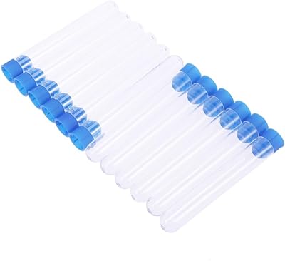 Toyvian 12 pièces-paquet tubes à essai en plastique avec couvercles tube transparent d'échantillon de 100. DIAYTAR COTE D'IVOIRE, leader du e-commerce en Cote d'Ivoire, offre plus de 300 000 références de produits en ligne avec des services de qualité et des prix compétitifs pour satisfaire les consommateurs ivoiriens.