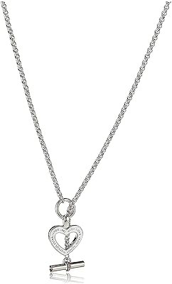 Collier pendentif tommy hilfiger pour femme, en acier inoxydable, argent, modèle 2700277, taille