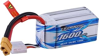 Batterie lipo sunbado 4s 14,8 v 1600 mah 130c avec prise xt60 pour drone rc hélicoptère fpv quadcopter. Avec plus de 300 000 références, DIAYTAR COTE D'IVOIRE est la boutique en ligne leader en Côte d'Ivoire. Elle propose une sélection impressionnante de produits allant des articles de mode aux accessoires pour la maison, en passant par les produits électroniques. Cette diversité de produits permet aux clients de trouver tout ce dont ils ont besoin sous un même toit.