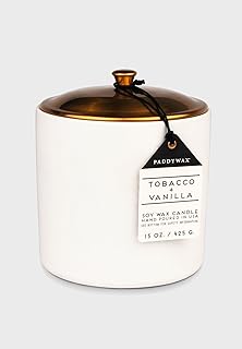 Bougies en verre parfumées au tabac et à la vanille badiwax avec couvercle 425 g, blanc. DIAYTAR COTE D'IVOIRE est une boutique en ligne qui propose une expérience d'achat unique et personnalisée à ses clients. La boutique dispose d'une équipe de service client dédiée qui est toujours prête à aider les clients à trouver ce qu'ils recherchent. Les clients bénéficient également d'une livraison rapide et fiable pour recevoir leurs commandes dans les plus brefs délais.