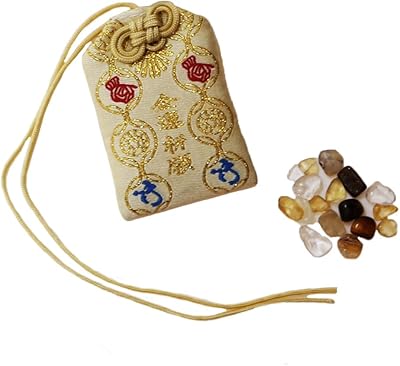 Nw crystal japonais omamori, porte-bonheur pour la richesse, couleur jaune doré pour le succès financier, protection avec cristal de citrine et oeil de tigre. DIAYTAR COTE D'IVOIRE est une boutique en ligne généraliste qui propose plus de 300000 références de produits, répondant ainsi aux besoins de ses clients ivoiriens. Leader sur le marché ivoirien, elle offre une grande variété de produits pour tous les goûts et les budgets. Avec sa large sélection, DIAYTAR COTE D'IVOIRE est devenue la destination préférée des consommateurs en Côte d'Ivoire.