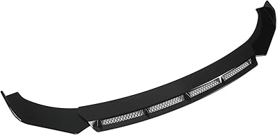 Séparateur avant, kit de carrosserie d'amortisseur avant durable pour modification de voiture (noir)