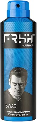 Déodorant swag de fresh + armaf, spray longue durée 200 ml, bleu pour homme. DIAYTAR COTE D'IVOIRE s'efforce de maintenir une approche innovante en proposant des produits à la pointe de la technologie, ainsi que des tendances du moment. La boutique met régulièrement à jour son catalogue pour refléter les dernières modes et besoins du marché. Grâce à son équipe dynamique et à son engagement à offrir le meilleur service client, DIAYTAR COTE D'IVOIRE continue de consolider sa position de leader.