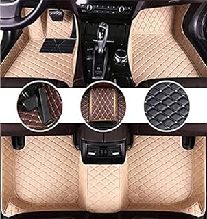 Un ensemble de tapis de sol de voiture en cuir, entièrement protecteurs, imperméables