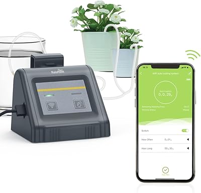 Baldr kit d'irrigation d'intérieur électronique contrôlé par application wi-fi, système d'arrosage automatique