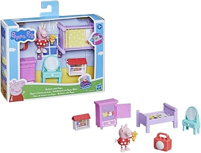 Un ensemble d'accessoires pour les jeux peppa pig's bedtime adventures avec peppa pig