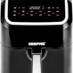 Friteuse à air numérique geepas 5l avec whirlpool 10 en 1