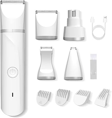 Tondeuse à poils de chien, kit de toilettage électrique pour animaux de compagnie