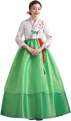 Robe traditionnelle hanbok janjunsi à manches longues pour femmes, costume de cosplay du palais coréen pour fête de mariage. DIAYTAR COTE D'IVOIRE, la boutique en ligne leader en Cote d'Ivoire, offre une expérience d'achat unique et personnalisée à ses clients. Avec plus de 300000 références disponibles, les clients peuvent découvrir de nouveaux produits et profiter de promotions exclusives. La satisfaction des clients est la priorité de DIAYTAR COTE D'IVOIRE.